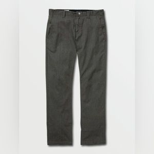 NWT - VOLCOM VMONTY PANTS - CHARCOAL HEATHER